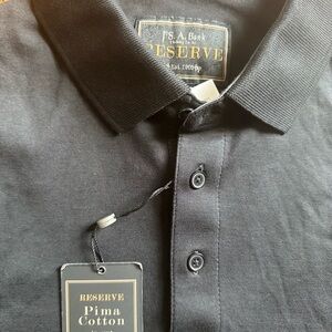 Jos. A. Bank Black Pima Cotton Polo
